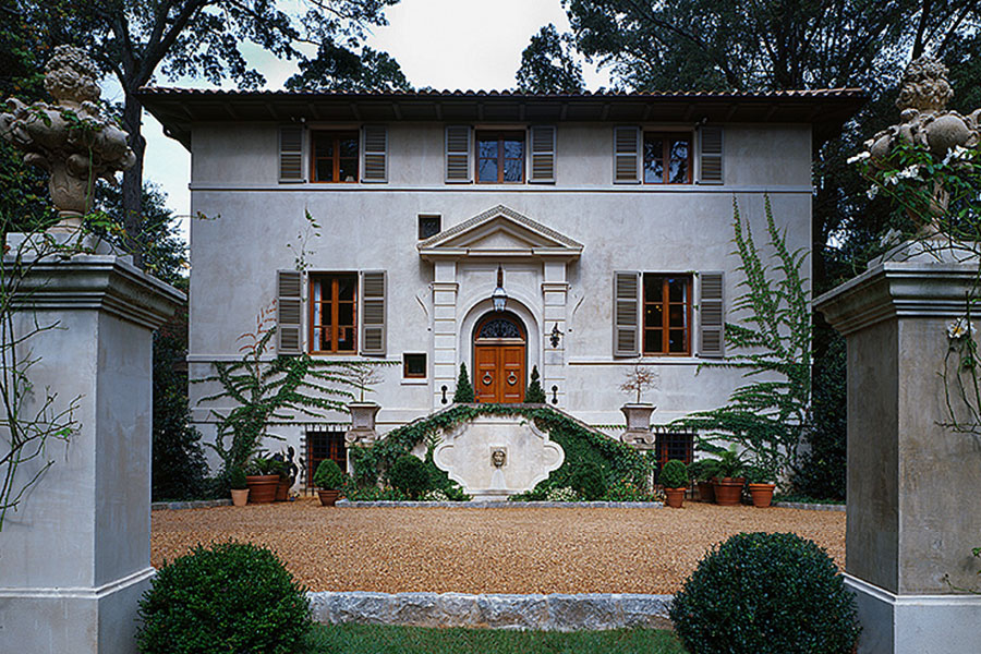 Example of Formal Italian Architecture, Mediterranean